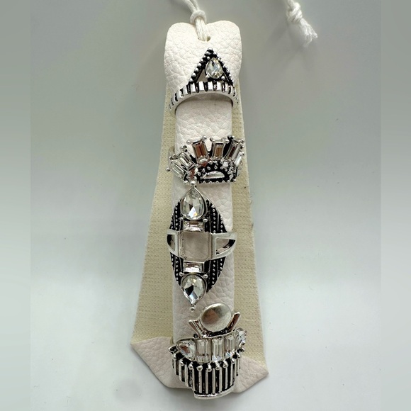 Free People Rings Set of 4 - Picture 1 of 5